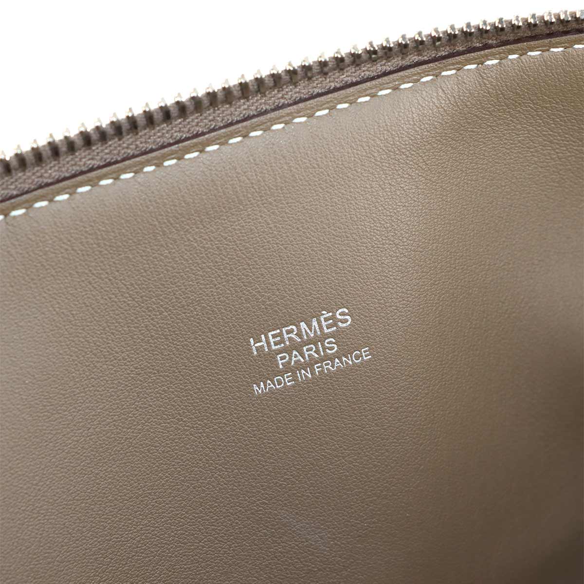 Bolide 31 2way Hand Shoulder Bag Taurillon Clemence Etoupe