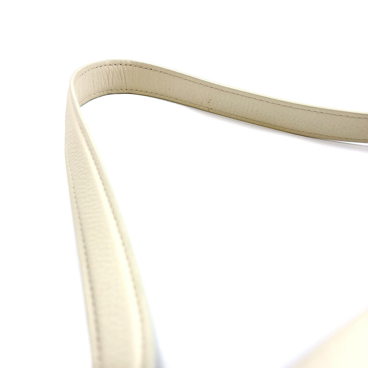 Medium N/S Park Tote Bag Leather White W1313