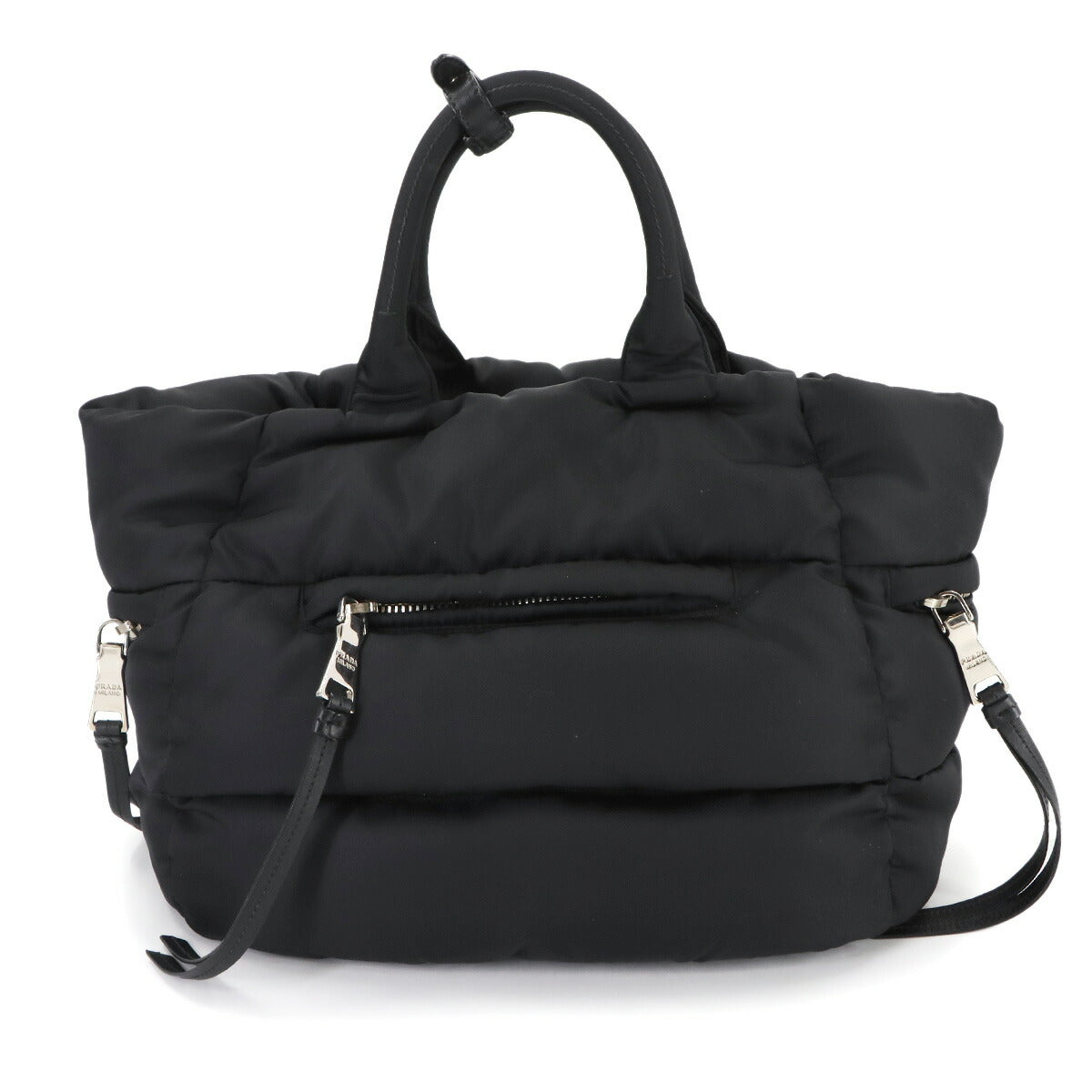 Bomber 2way Hand Shoulder Bag Nylon Leather Nero BN2632 Purse