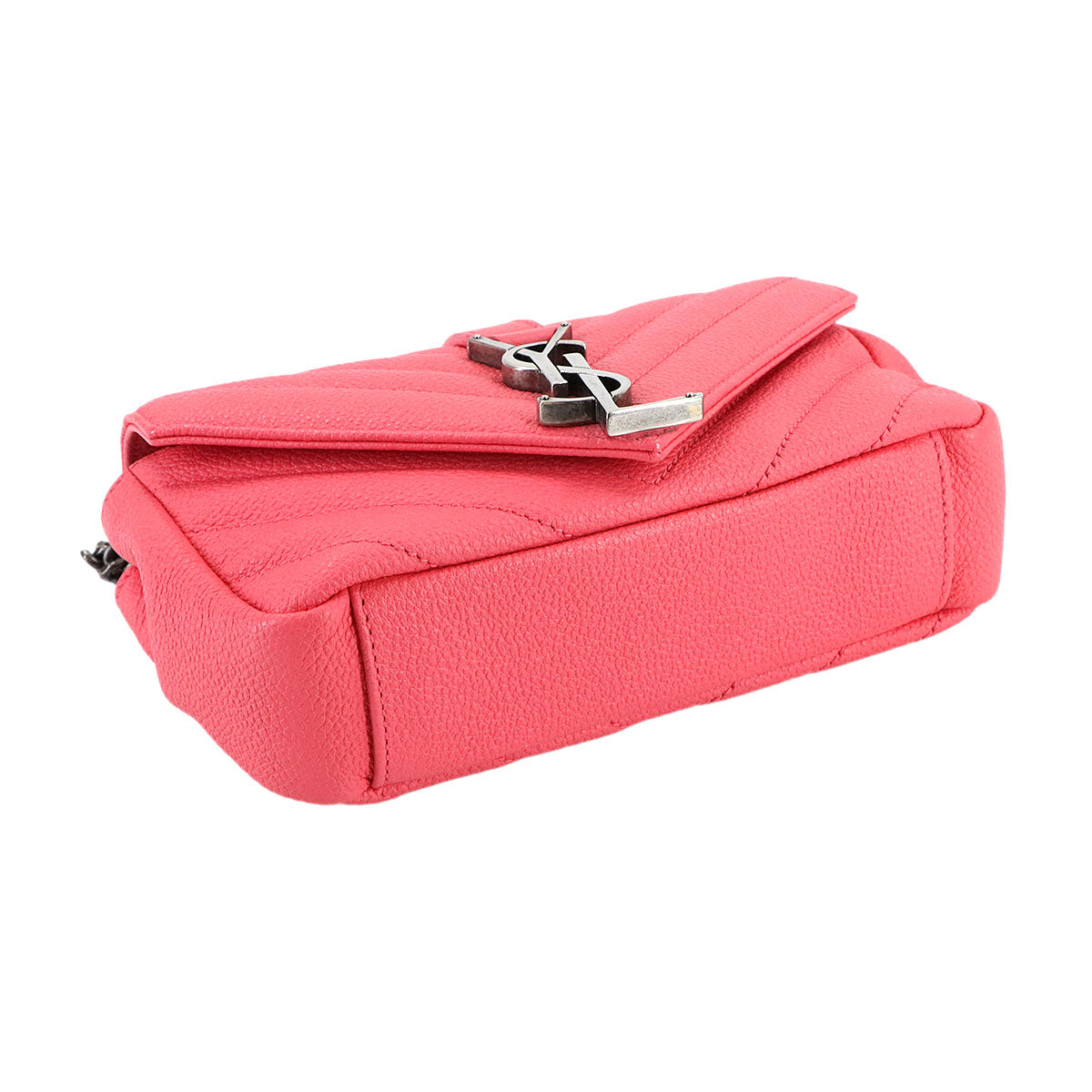 Baby Chai Chain Shoulder Bag Leather Pink 399289 Purse