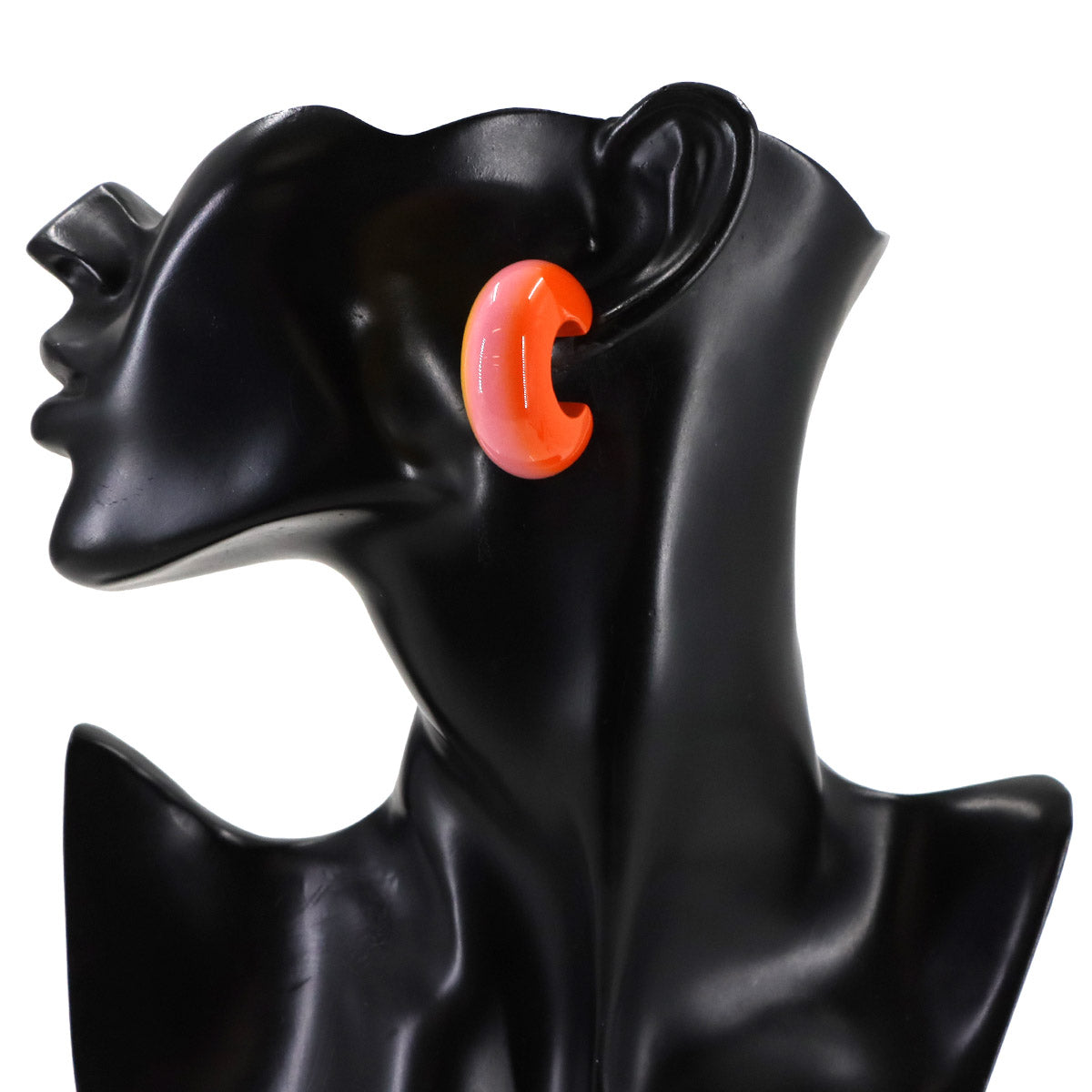 Fusion PM Earrings Lacquer Wood Orange Multicolor