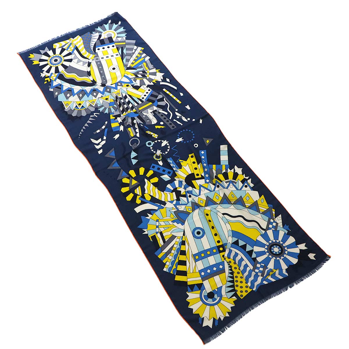 Stole Scarf Cheval de Fete Cashmere Soie Multi color