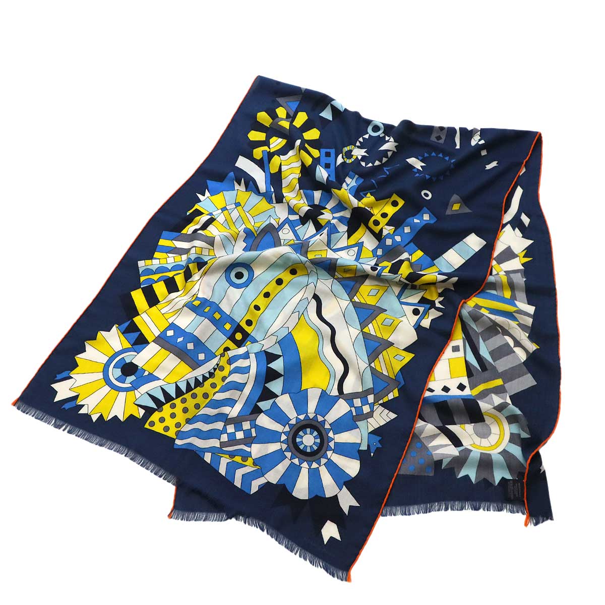 Stole Scarf Cheval de Fete Cashmere Soie Multi color