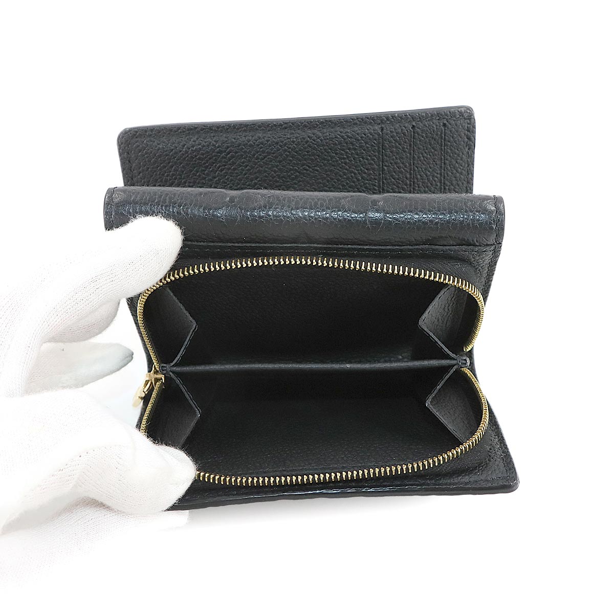 Monogram Empreinte Metis Compact Wallet Noir M80880