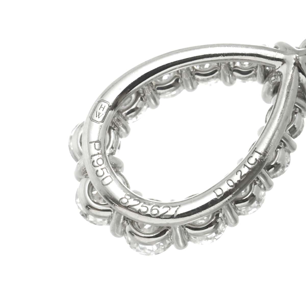 Loop Diamond 0.21ct/0.21ct MM Earrings Pierced Pt