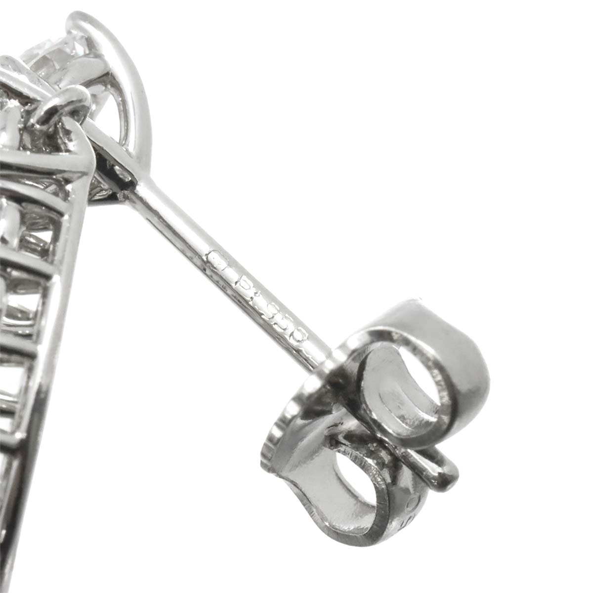 Loop Diamond 0.21ct/0.21ct MM Earrings Pierced Pt