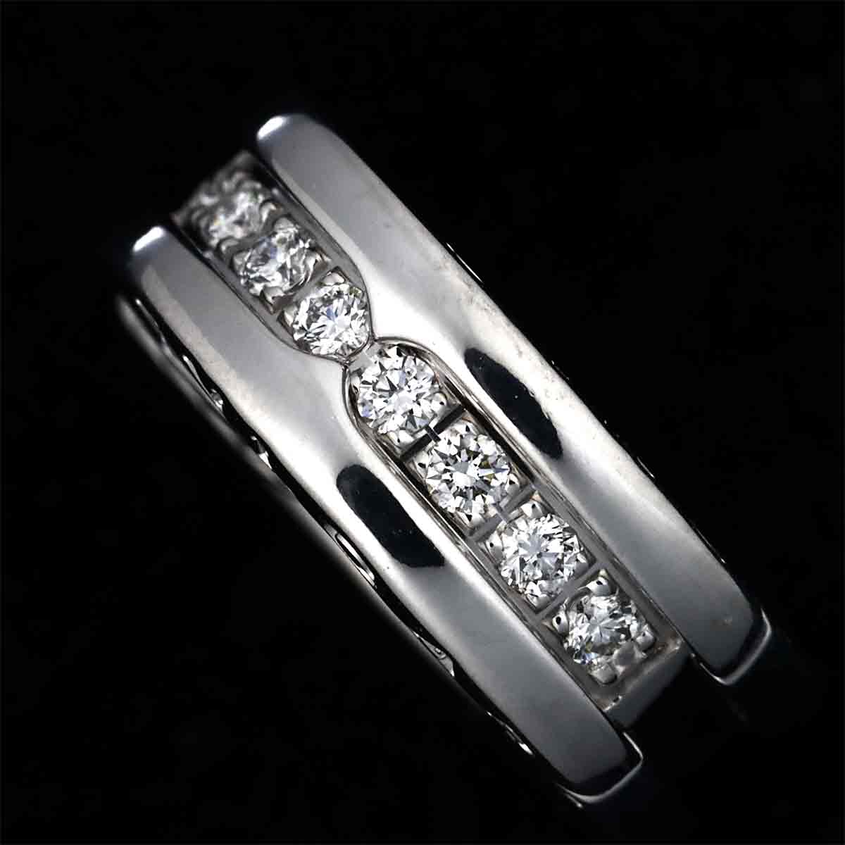 B-ZERO1 Diamond Earrings Pierced 18K White Gold 750