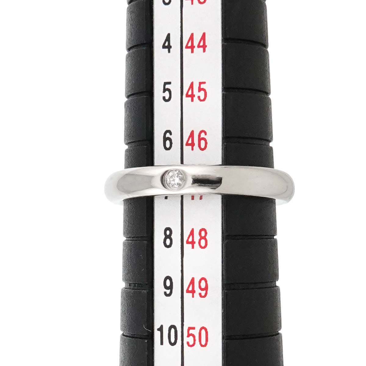 Stacking Band Ring Diamond 1P Platinum Size4(US)