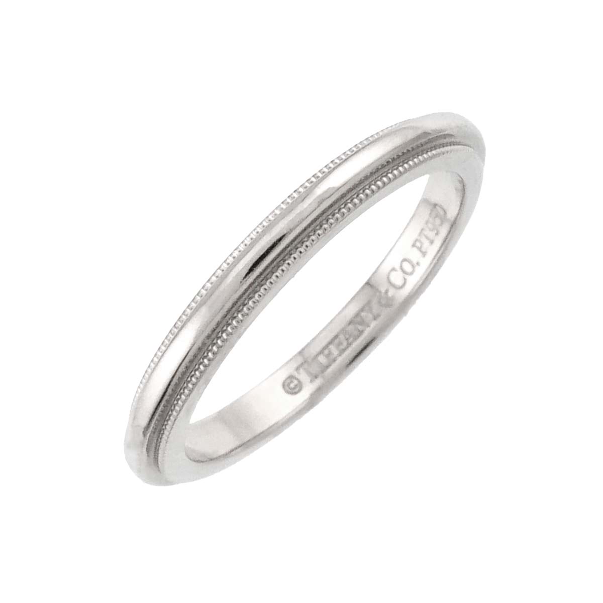 Milgrain Band Ring Pt Platinum Size3.25-3.75(US)