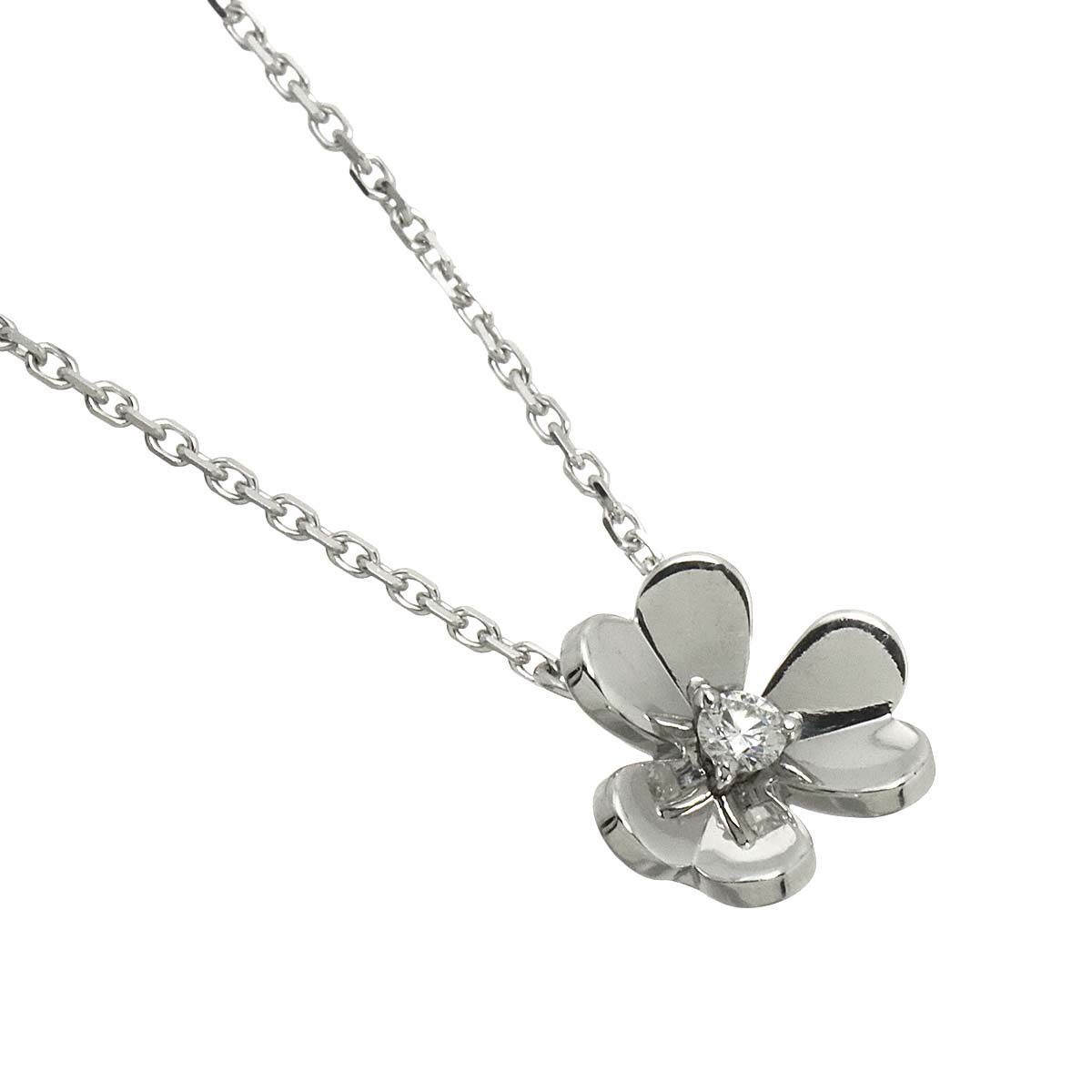 Frivole Mini Diamond Necklace 18K WG 750