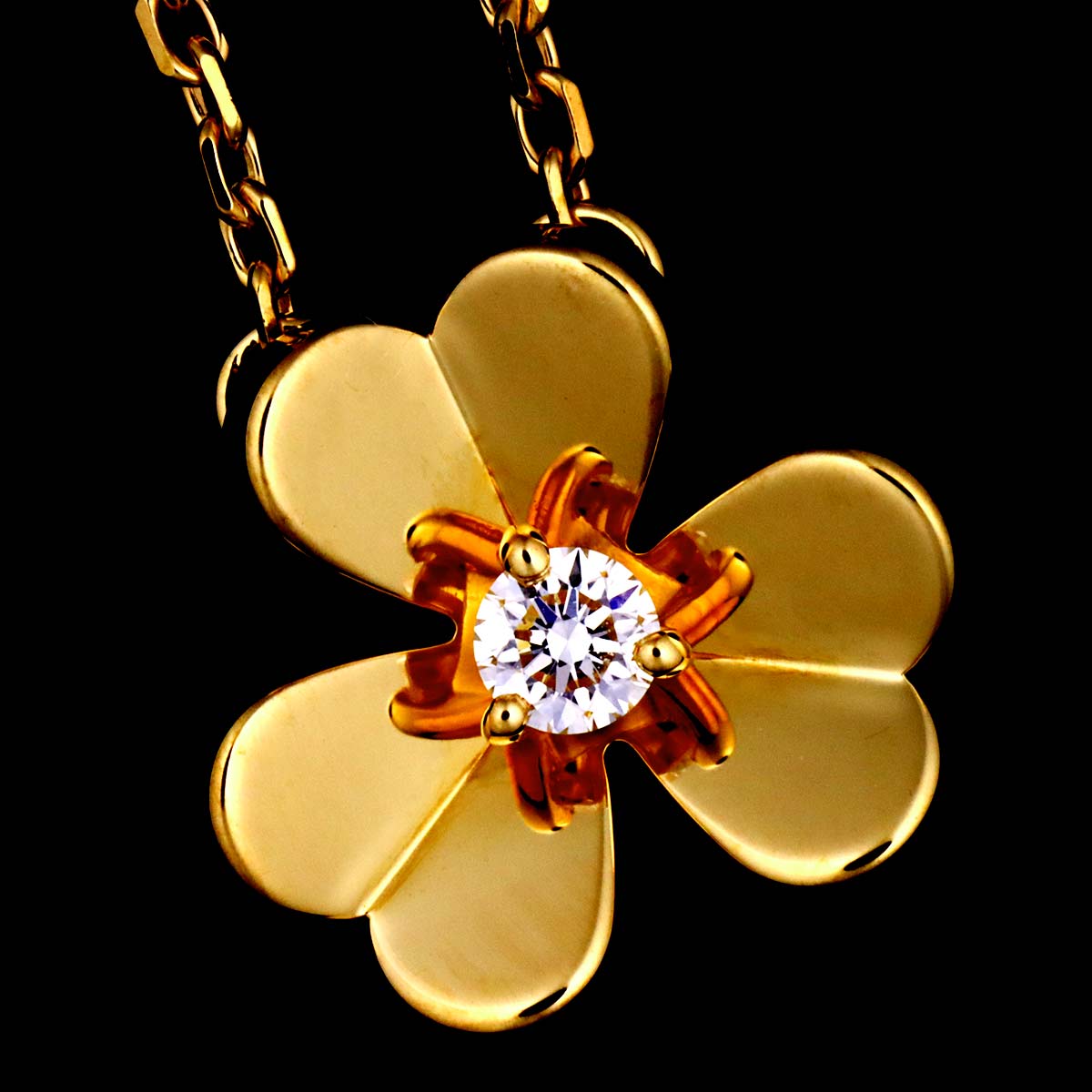 Frivole Diamond Mini Necklace 18K YG 750