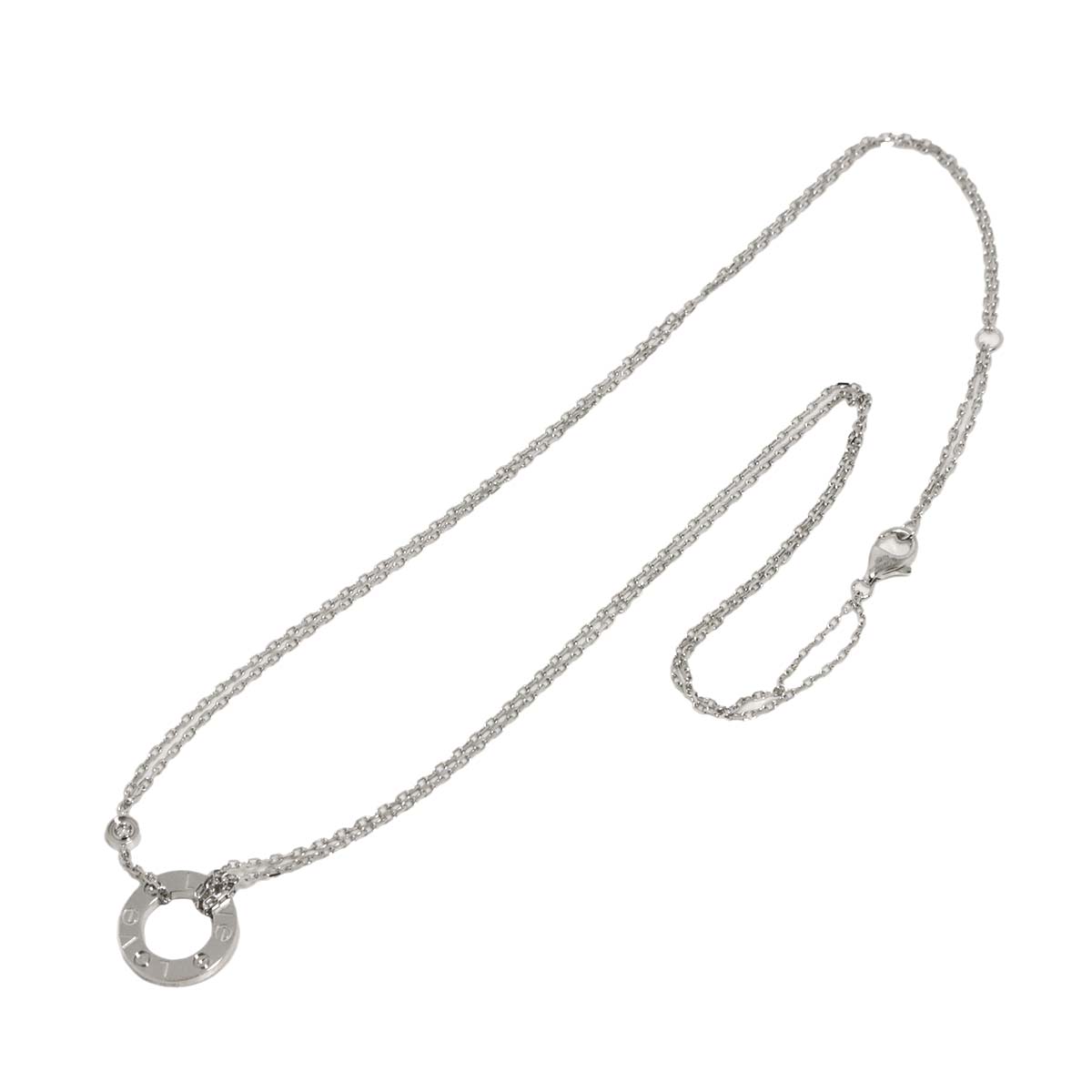 Love Diamond Necklace 18K WG White Gold 750