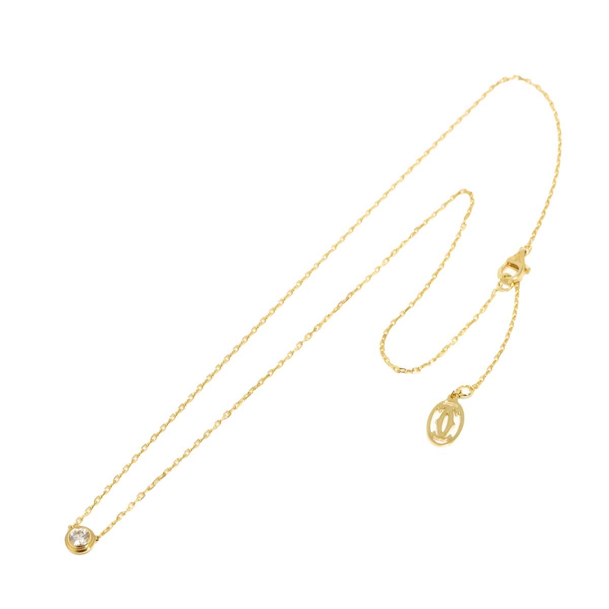 d Amour Diamond Necklace LM 18K Yellow Gold 750