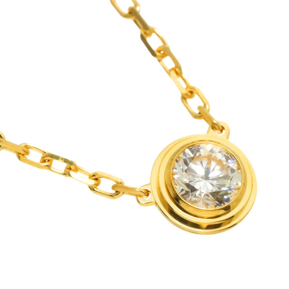 d Amour Diamond Necklace LM 18K Yellow Gold 750
