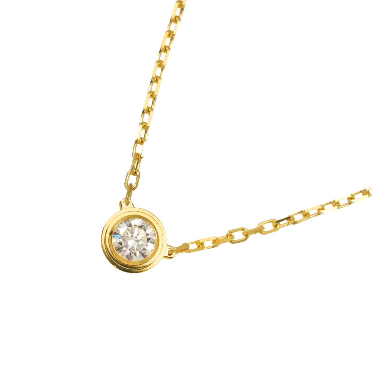 d Amour Diamond Necklace LM 18K Yellow Gold 750