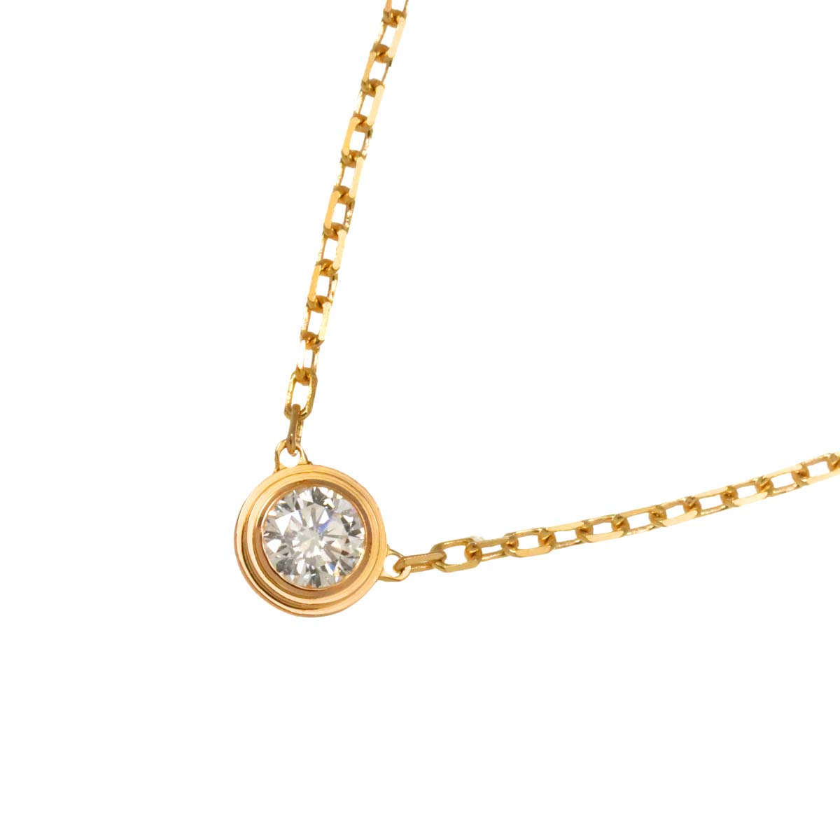 d'Amour Diamond Necklace LM 18K Pink Gold 750