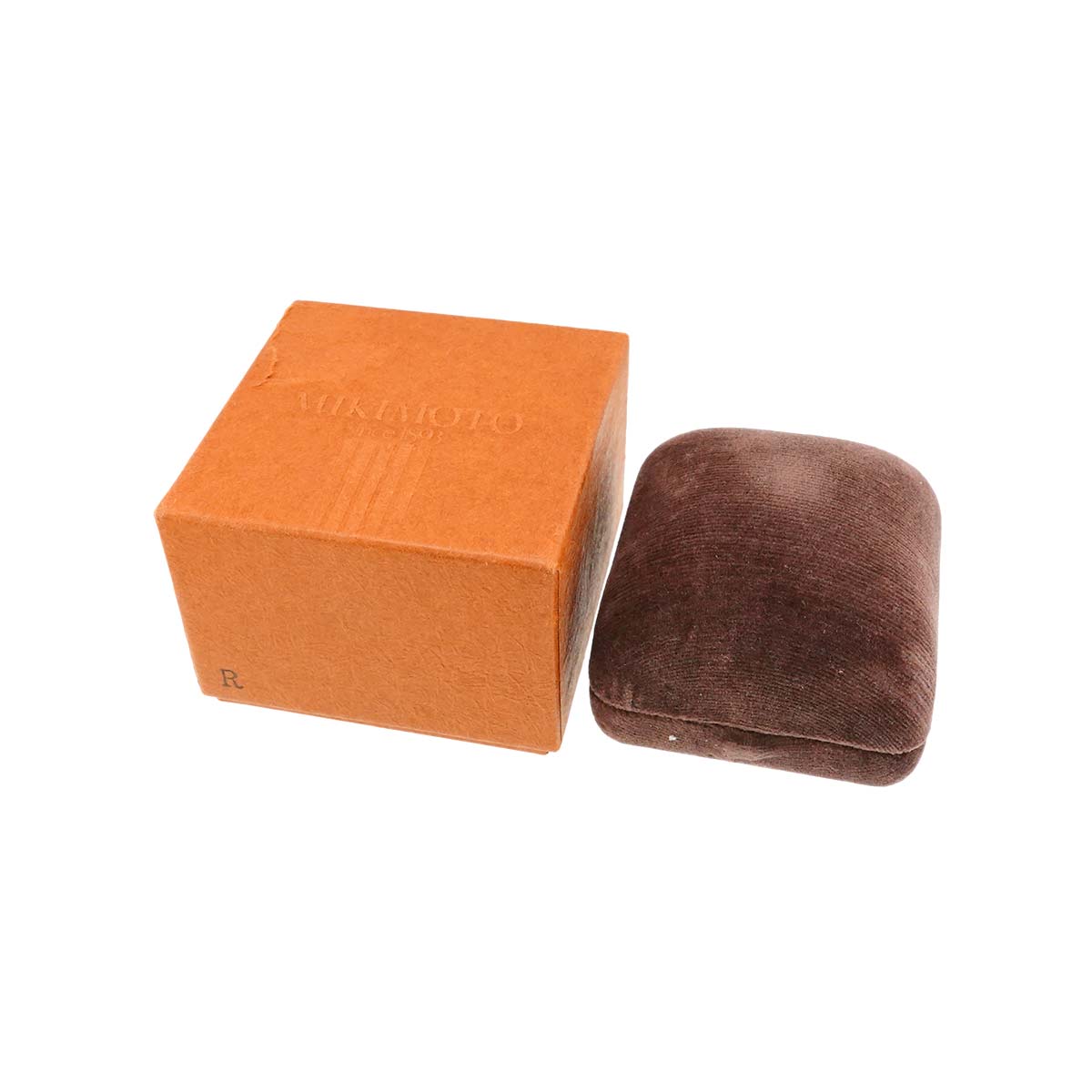 Akoya Pearl 4.1mm Ruby Ring 18K YG 750 Size5.5-5.75(US)