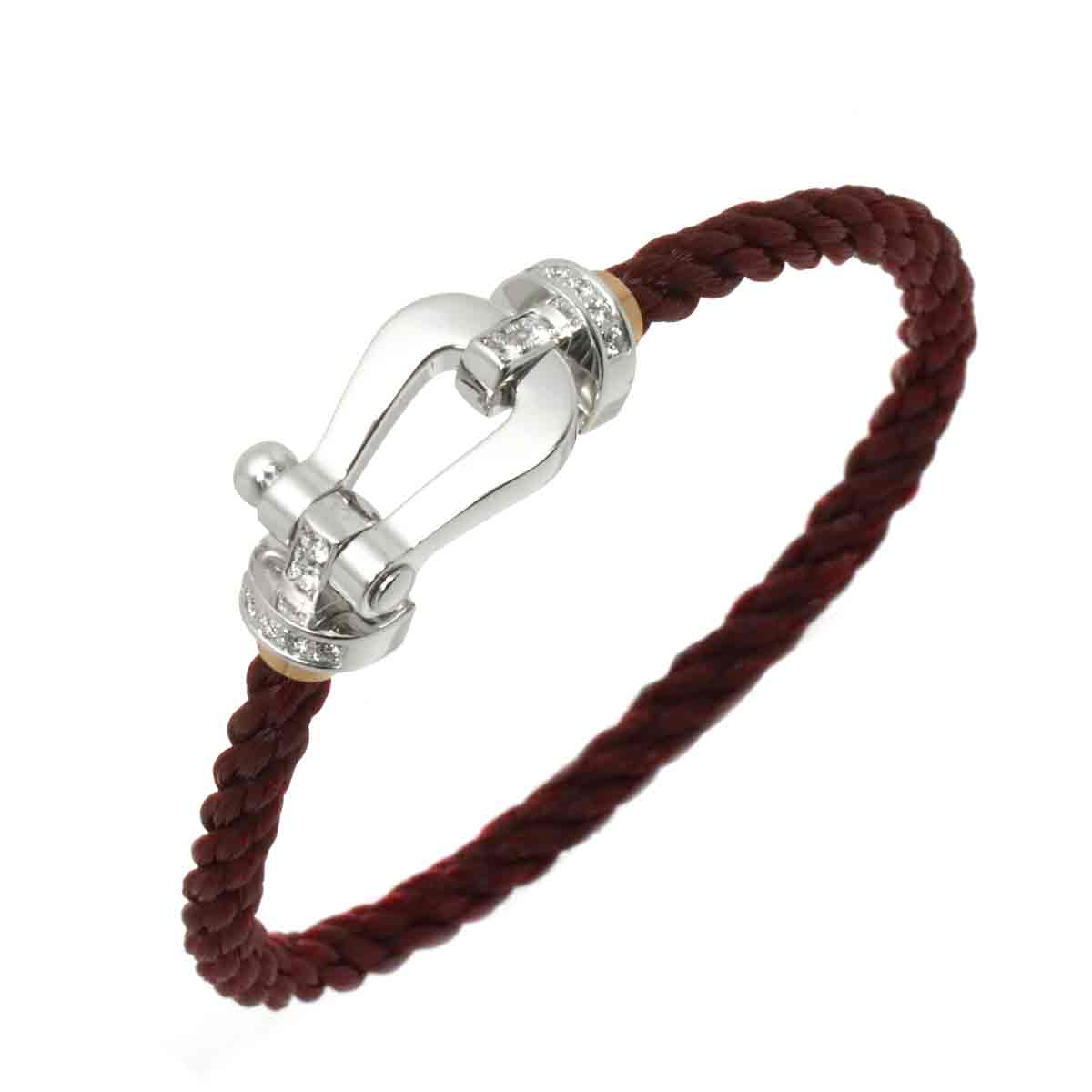 Force 10 LM Diamond Bracelet 18K WG 750 Steel size17 LM Diamond Bracelet 18K WG 750 Steel size17