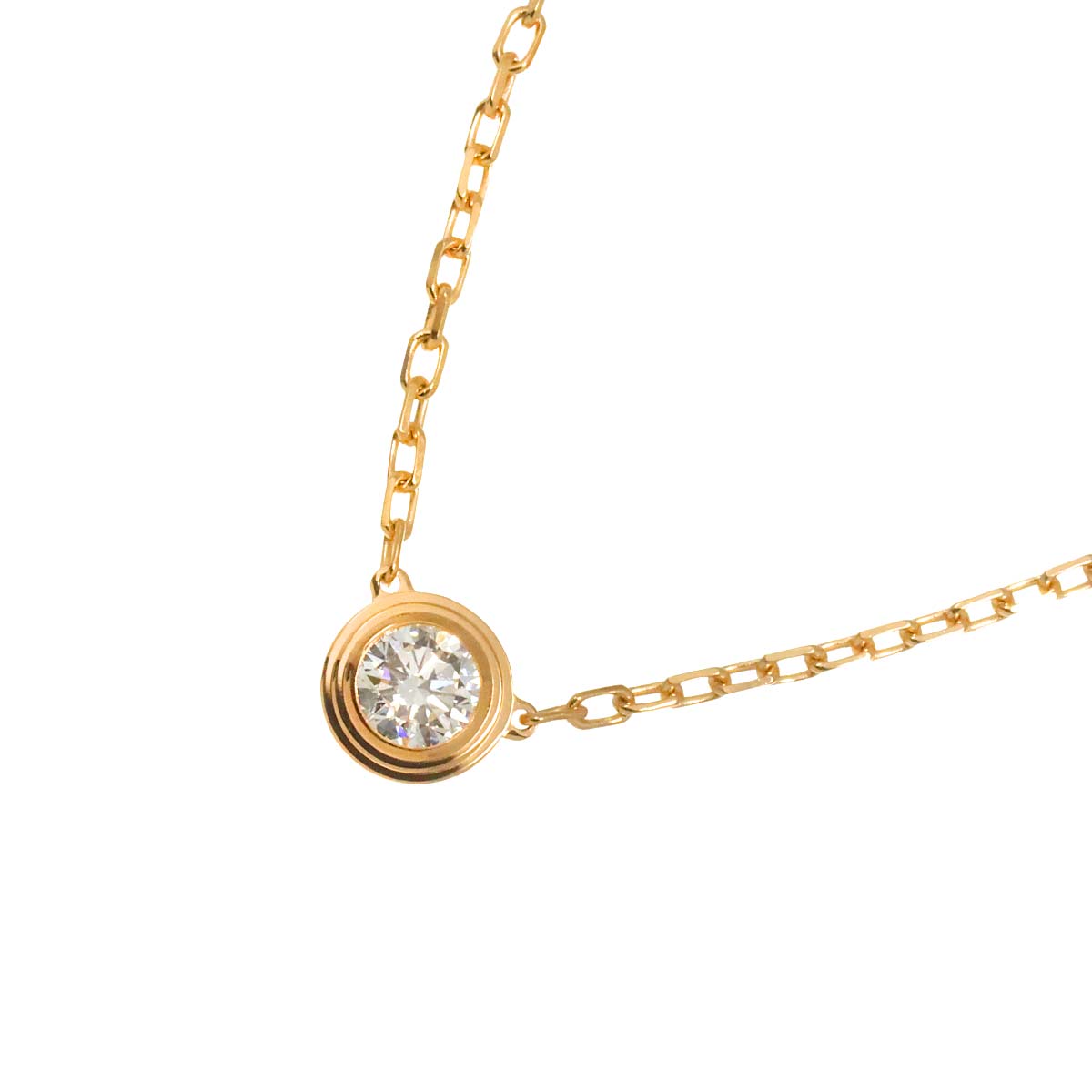 d'Amour Diamond Necklace LM 18K Pink Gold 750