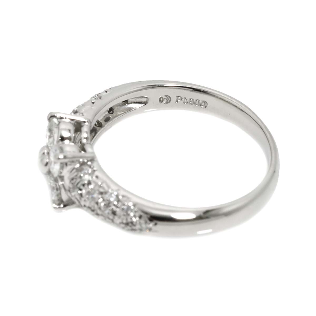 Diamond 0.67ct Ring Platinum size6.25-6.5(US)