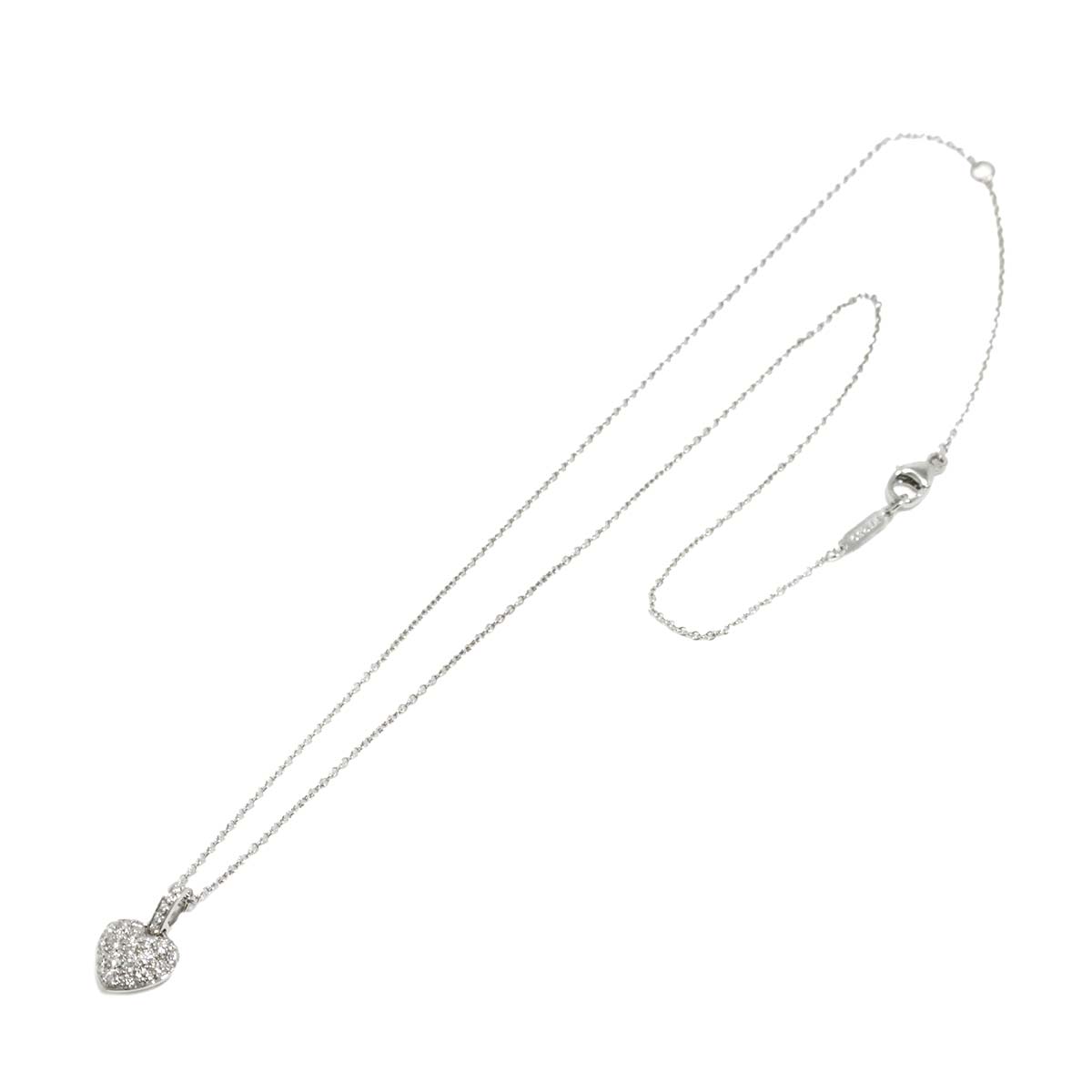 Sentimental Heart Diamond Necklace Platinum