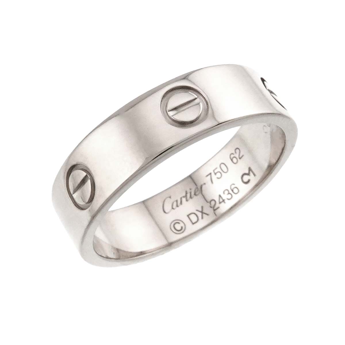 Love Ring 18K White Gold 750 size62 9.5-9.75(US)