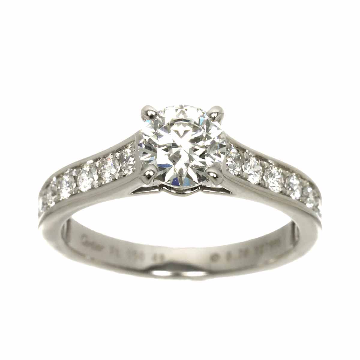 Diamond 0.70ct H/VVS1/VG Ring Platinum size49 4.75-5(US)