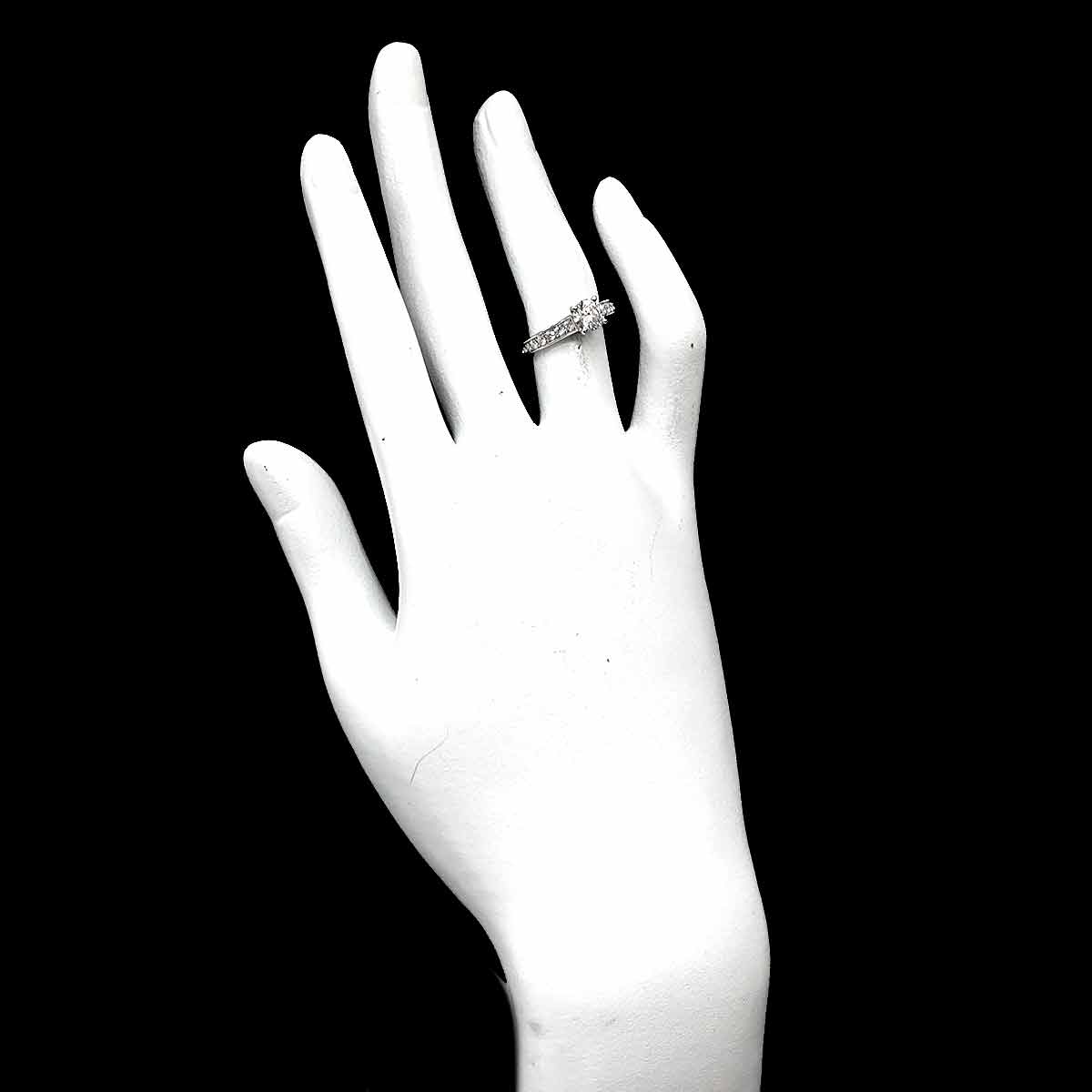 Diamond 0.70ct H/VVS1/VG Ring Platinum size49 4.75-5(US)