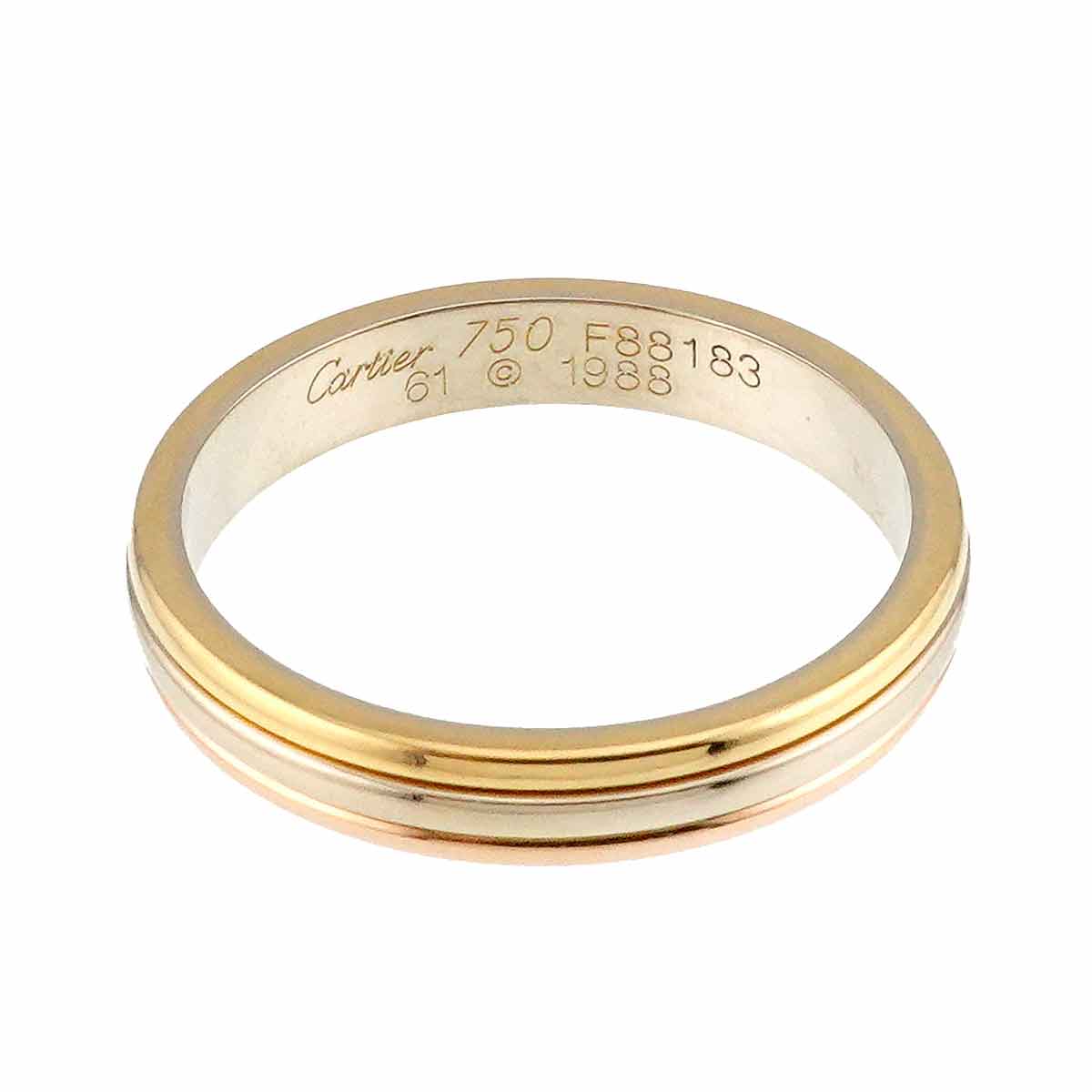 Vendome Ring 18K YG WG PG 750 size61 9-9.5(US)