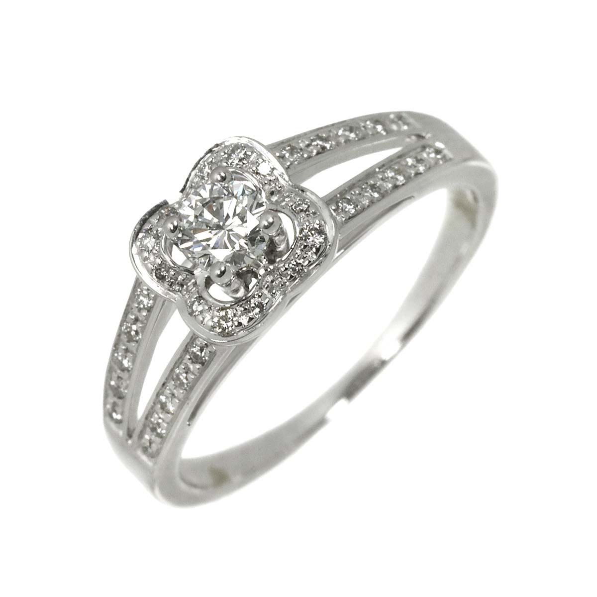 chance of Love Diamond Ring 18K WG 750 size5.5-5.75(US)