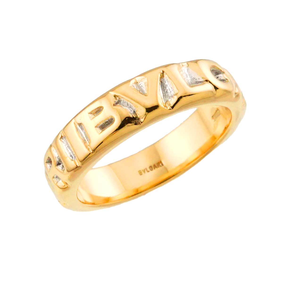 Logo Ring 18K YG 750 Size4.75-5(US)