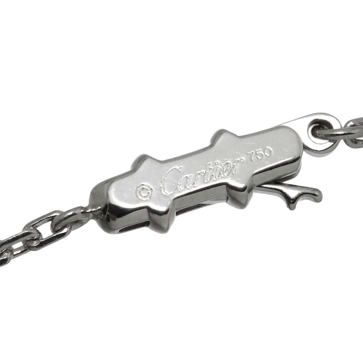 2C Charm Necklace 18K White Gold 750