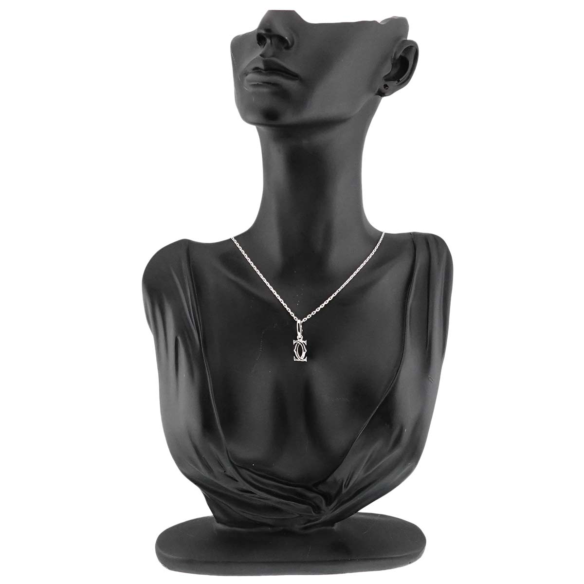 2C Charm Necklace 18K White Gold 750