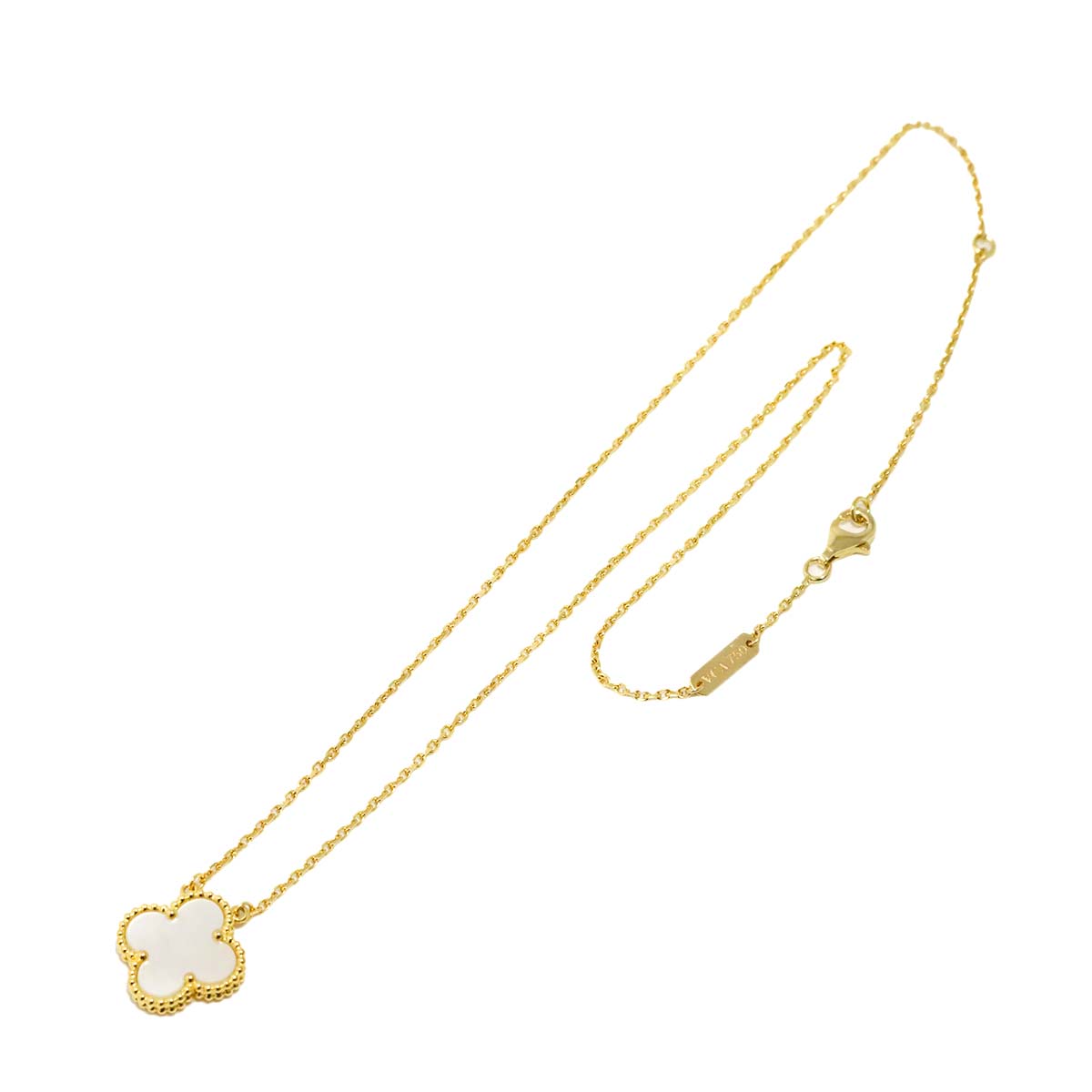 Vintage Alhambra MOP Necklace 18K YG 750