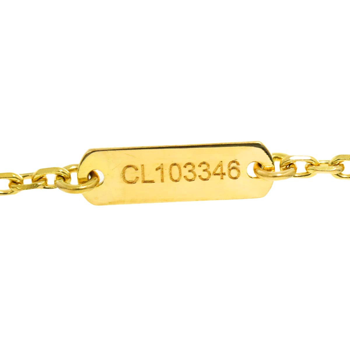 Vintage Alhambra MOP Necklace 18K YG 750