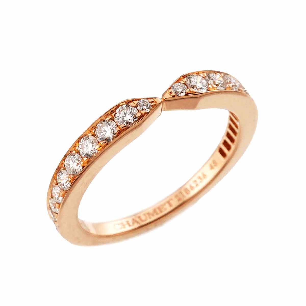 Josephine Ring Diamond 18K PG 750 size48 4.5(US)
