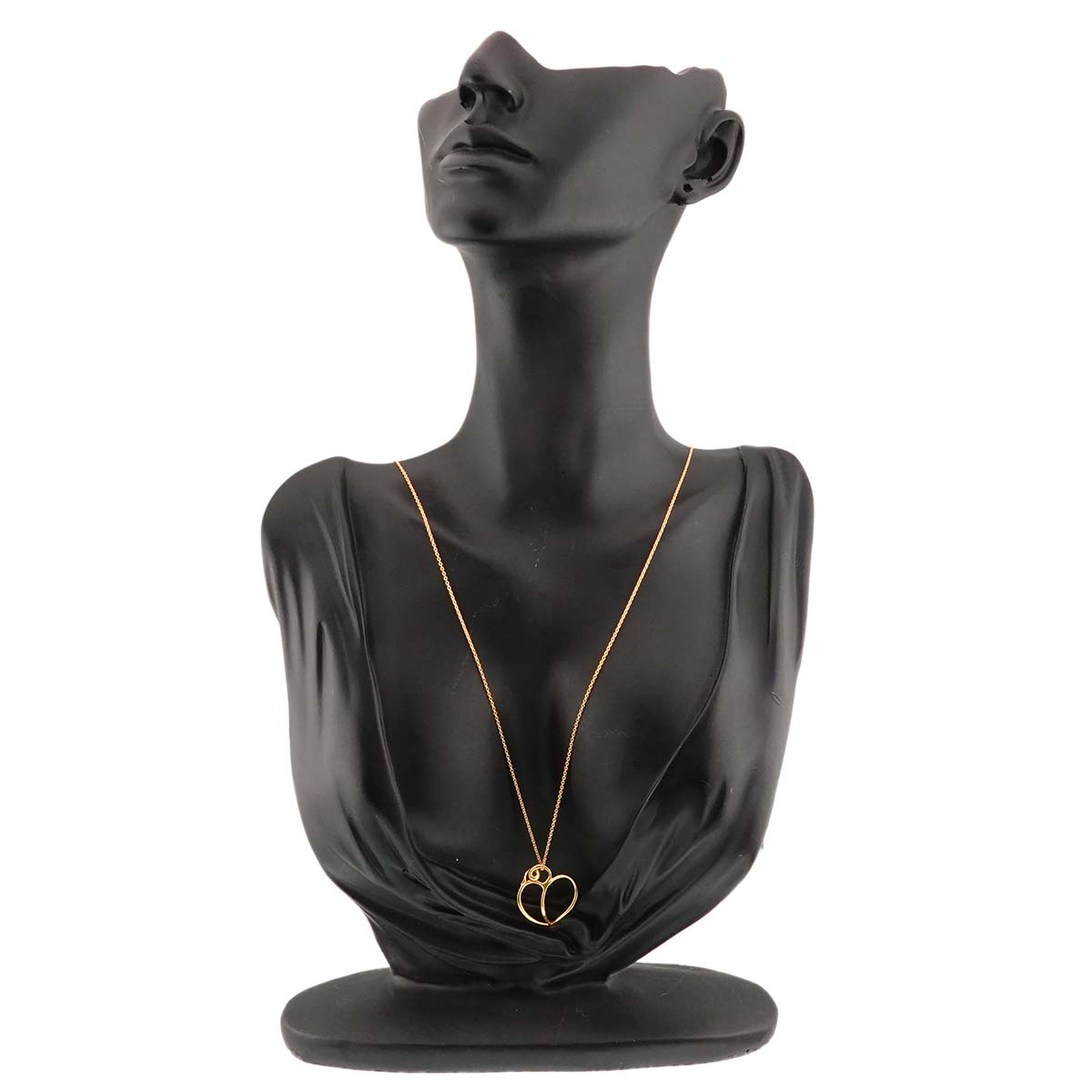 Apple Heart Leaf Necklace 18K Yellow Gold 750