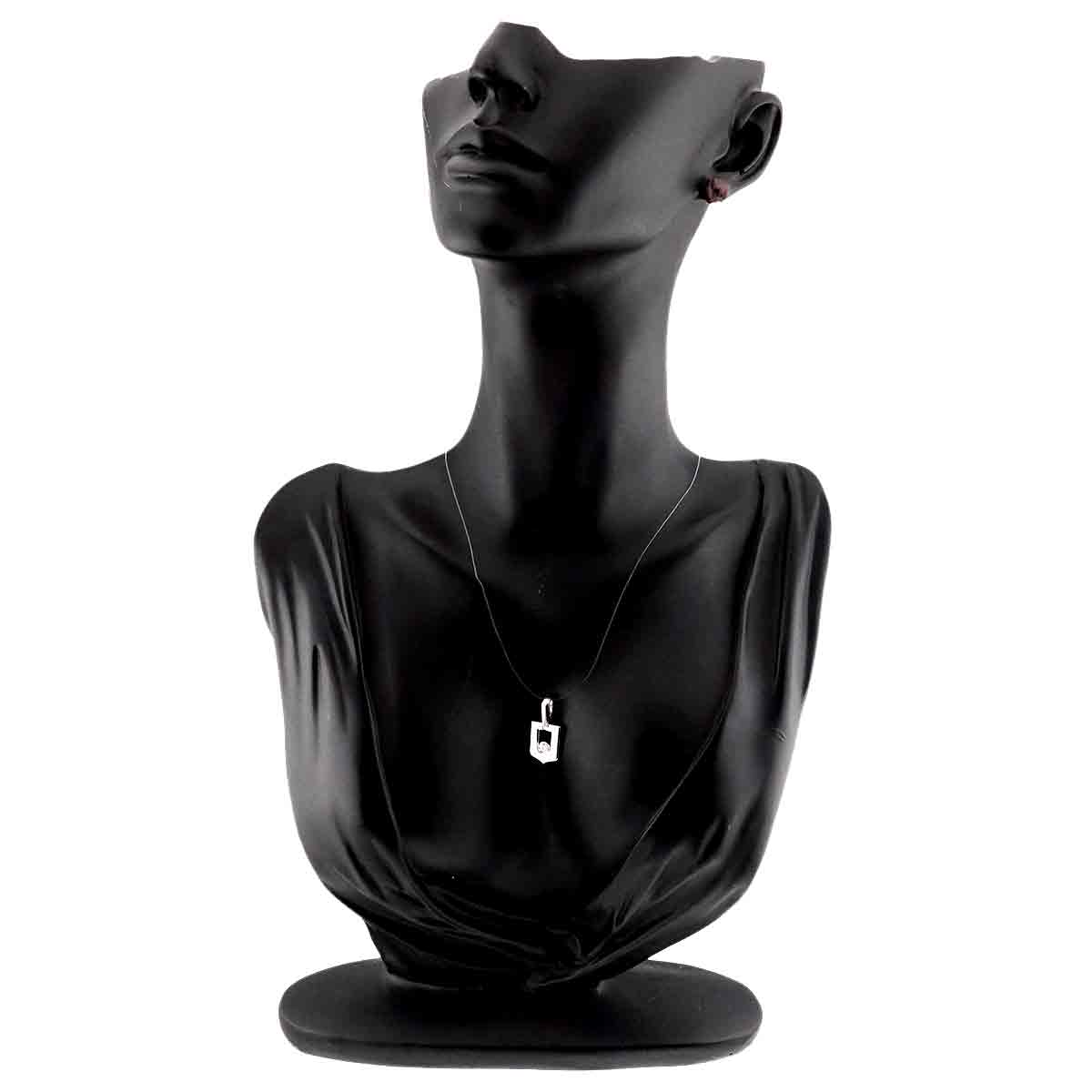 88 Fortune Diamond Charm Pendant 18K White Gold 750