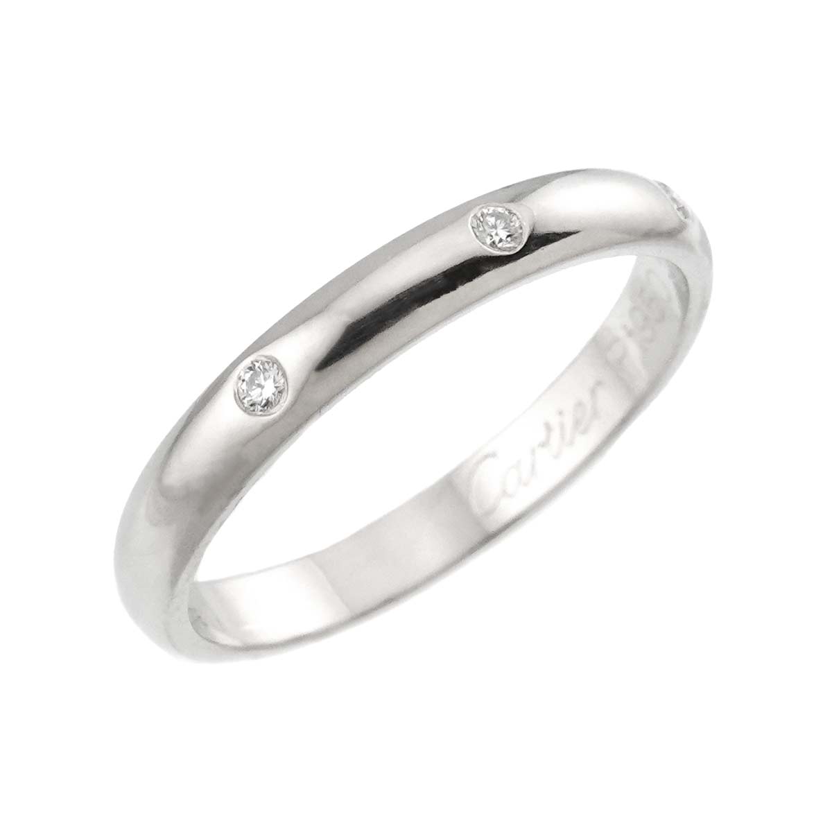 1895 Classic Diamond 3P Ring Pt Platinum size51 5.5-5.75(US)