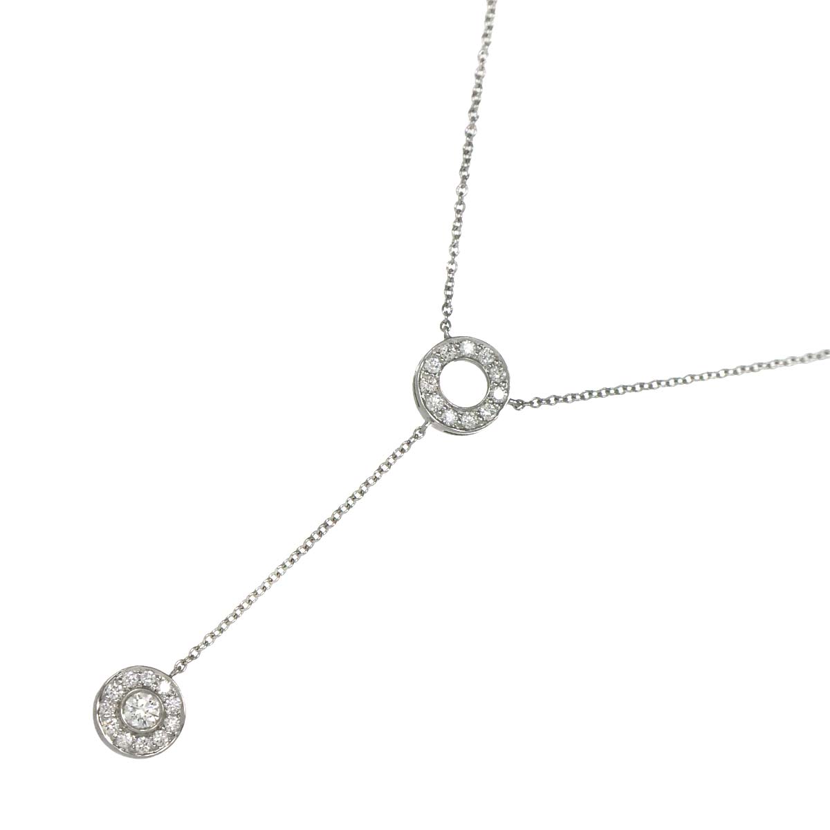 Circlet Diamond Necklace Platinum