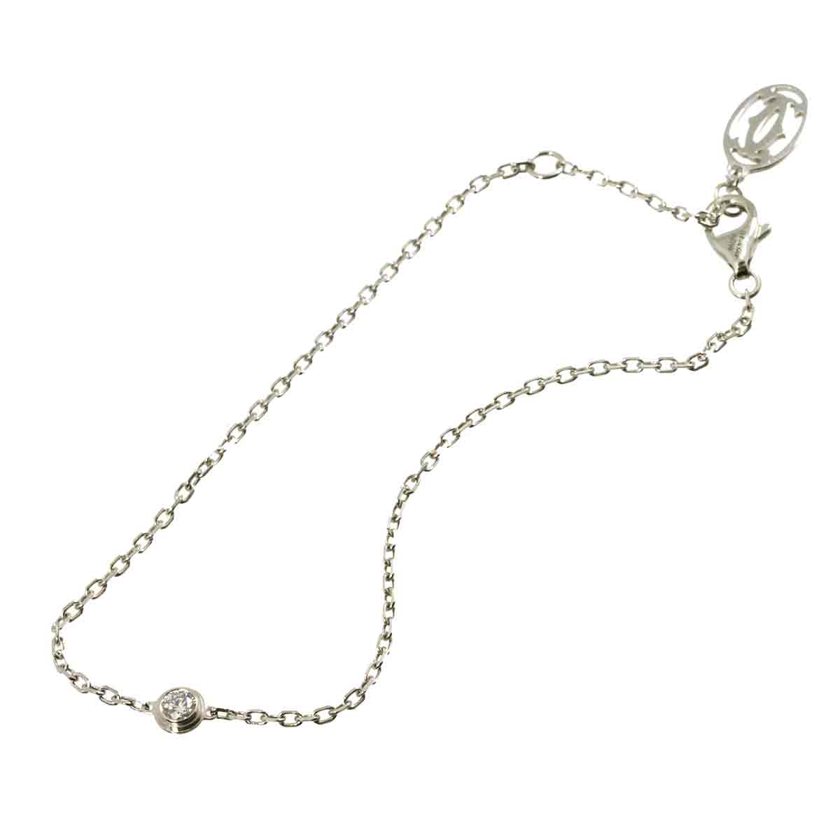 d Amour Diamond Bracelet SM 18K White Gold 750