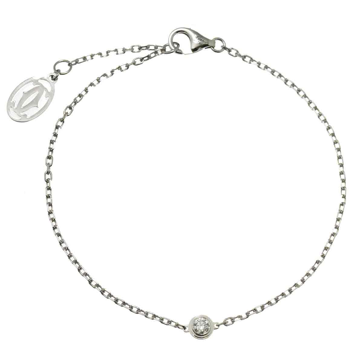 d Amour Diamond Bracelet SM 18K White Gold 750