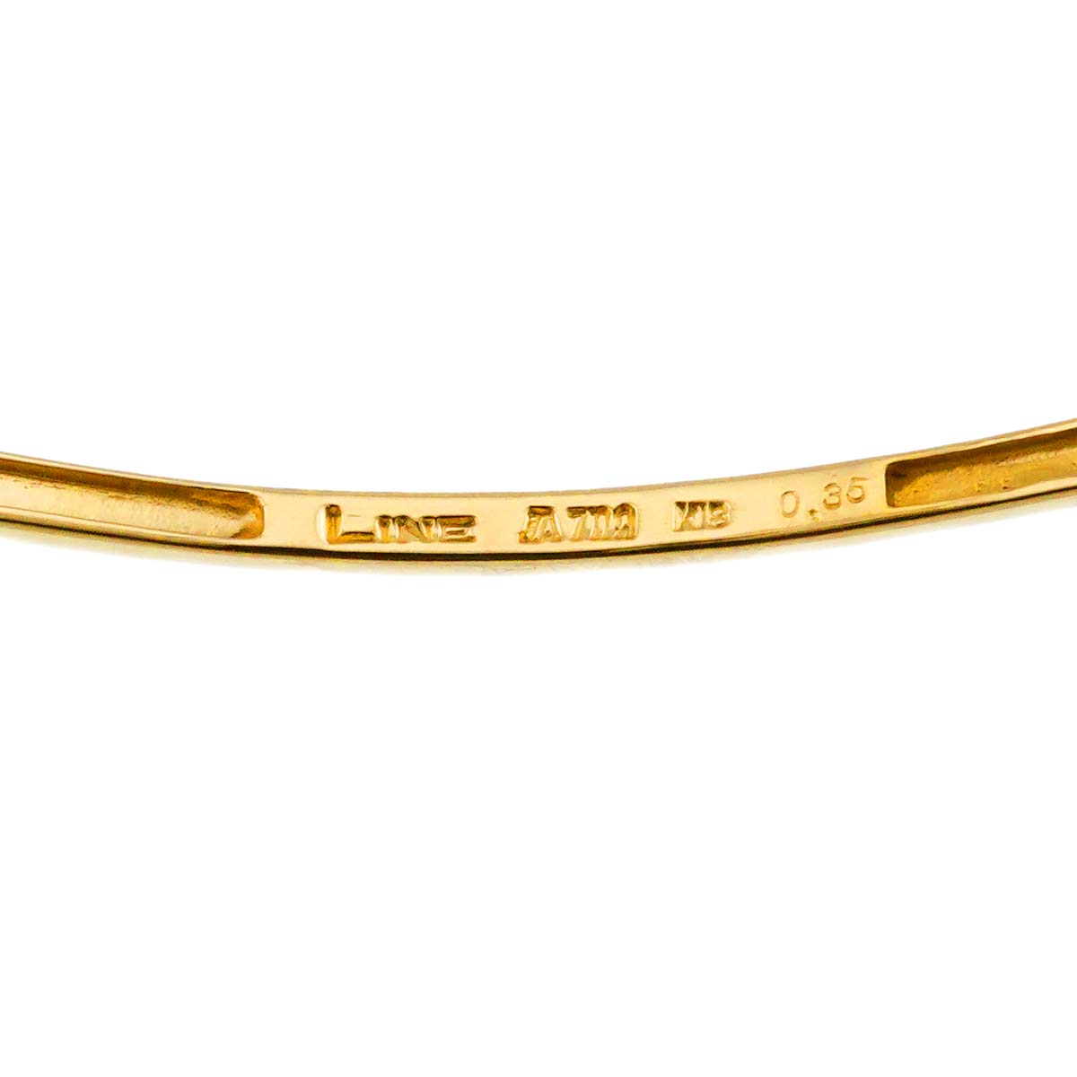 Diamond 0.35ct Bracelet 18K YG Yellow Gold 750