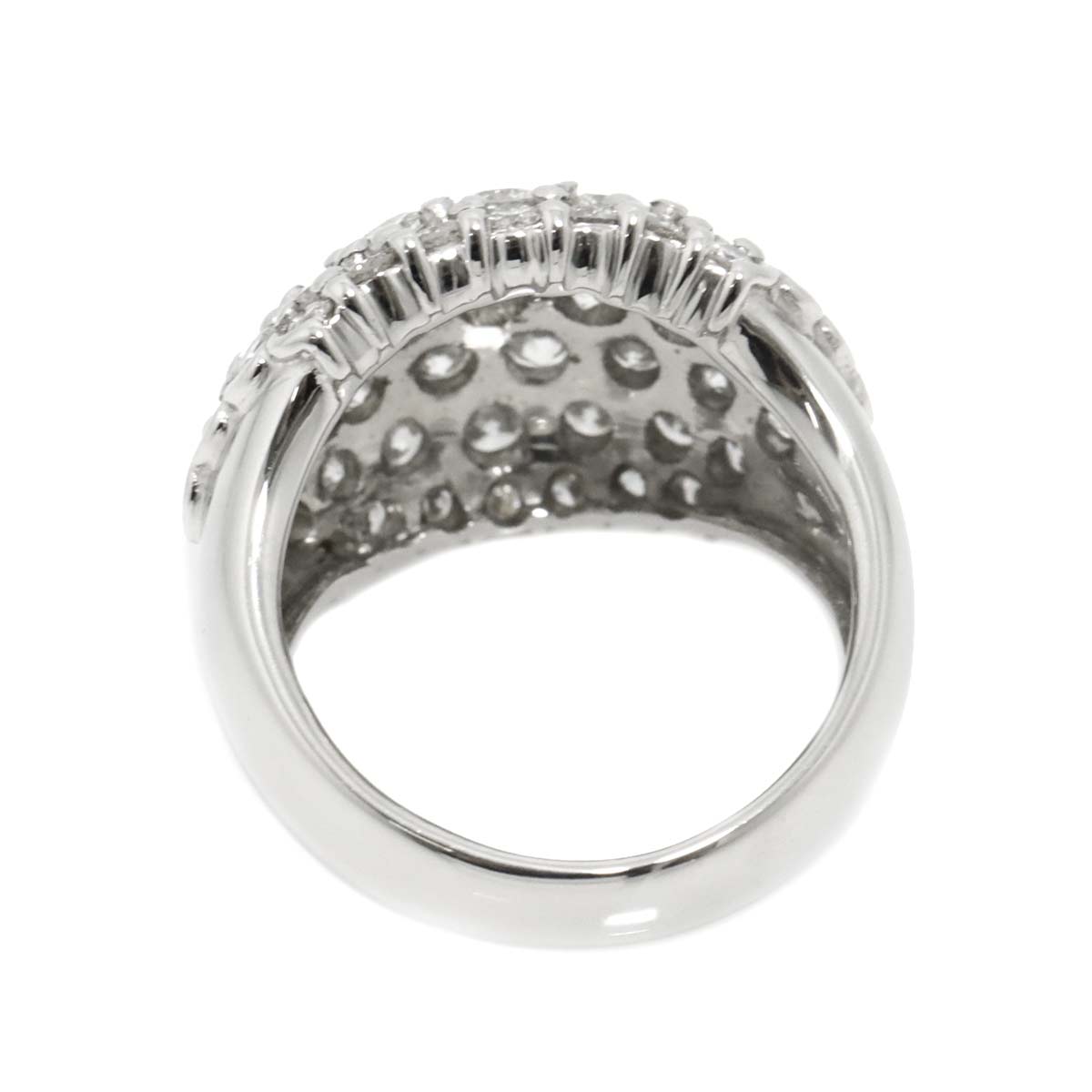 Diamond 2.82ct Ring Pt Platinum size5.25(US)