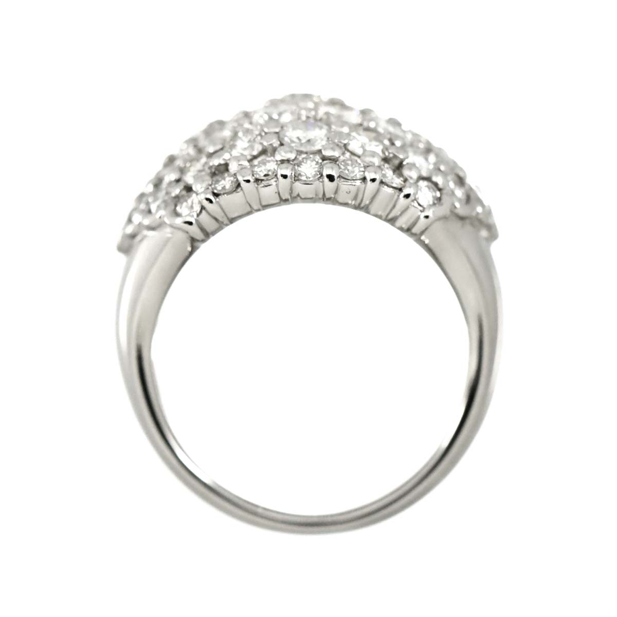 Diamond 2.82ct Ring Pt Platinum size5.25(US)