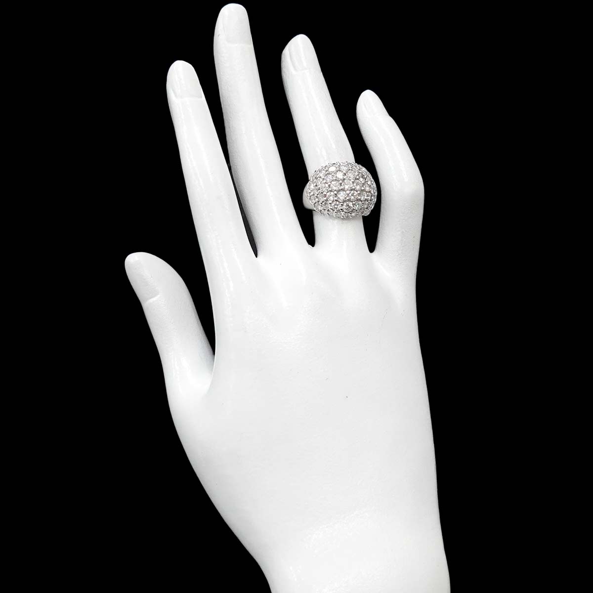 Diamond 2.82ct Ring Pt Platinum size5.25(US)