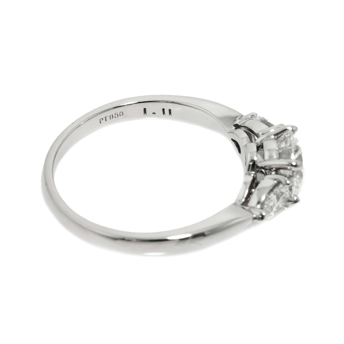Diamond 1.11ct G/VS2 Ring Pt size7.75-8(US)