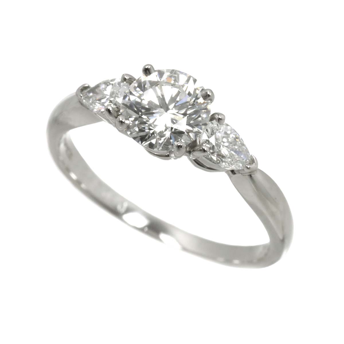 Diamond 1.11ct G/VS2 Ring Pt size7.75-8(US)