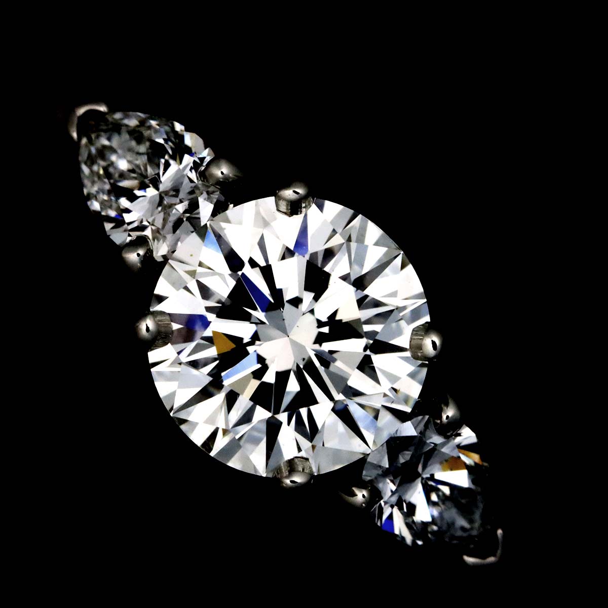 Diamond 1.11ct G/VS2 Ring Pt size7.75-8(US)