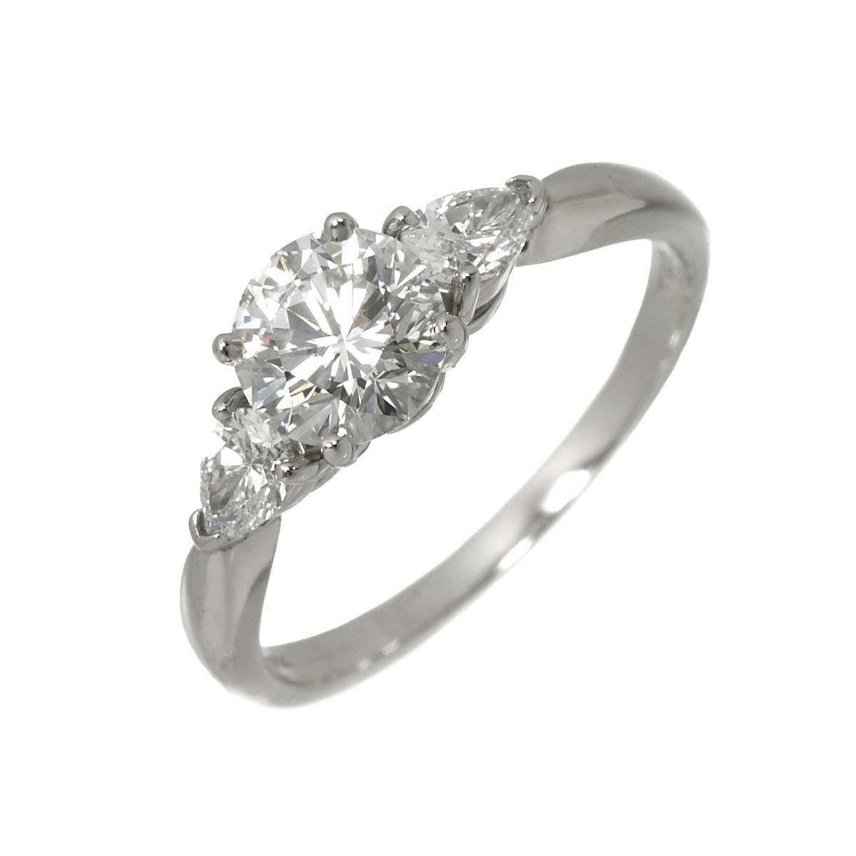 Diamond 1.11ct G/VS2 Ring Pt size7.75-8(US)